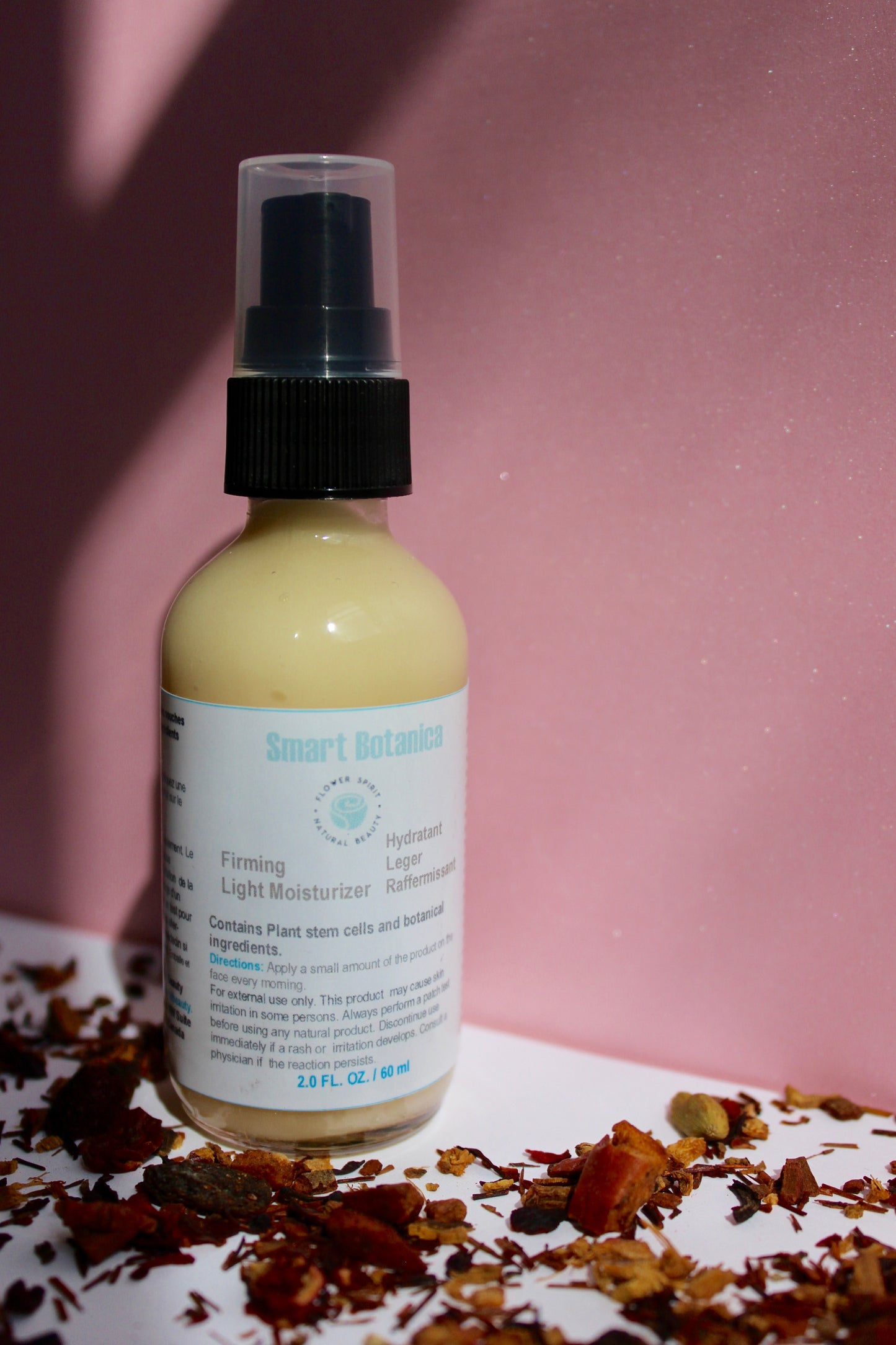 Firming Light Moisturizer Smart Botanica by Flower Spirit Natural Beauty, made with natural and orgainic ingredients.